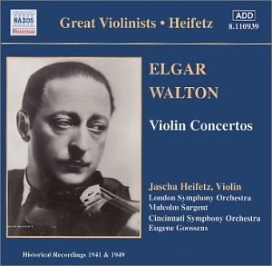 Jascha Heifetz/Plays Elgar/Walton@Heifetz (Vn)@Sargent & Goossens/Various